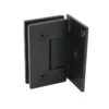standard shower door hinge 90 degress matt black