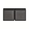 180 degree glass to glass Fixed Panel Clamp matte black