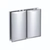 180 degree glass to glass beveled brackets