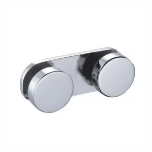 180 degree round glass to glass clamp