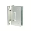 Adjustable Wall to Glass Shower door hardware hinges 90 Degree square profile chrome finish