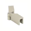 90 degree Adjustable Sleeve Over clip brushed nickel finished