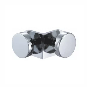 90 degree round glass to glass clamp