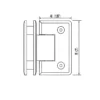 hinged glass shower doors light size 90 degree