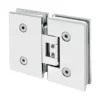adjustable shower hinge standard duty 180 degree suqare profile