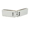 frameless shower door hinge adjustment 135 Degree Adjustable Glass-To-Glass Chrome Finish