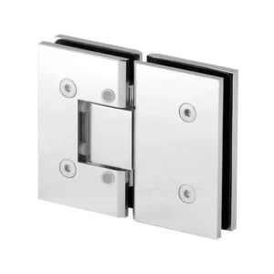 shower door with hinges 180 Degree Standard Duty Adjustable Glass to glass square profile Hidden Screw