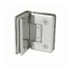 Adjustable Glass to Glass shower door hinge parts 90 Degree bevel corner chrome finish