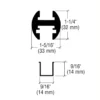 Adjust Shower Door Header Kit size