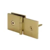 Adjustable Square Wall Mount Glass clamp gold finished