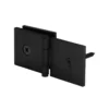 Adjustable Square Wall Mount Glass matte black