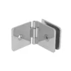 Adjustable round edge Wall Mount Glass clamps chrome finish