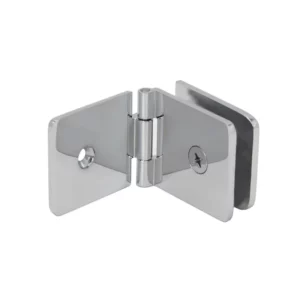 Adjustable round edge Wall Mount Glass clamps chrome finish