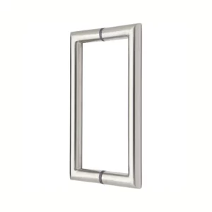 Tubular Pull Back to Back in for Heavy Glass Frameless Shower Doors