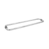 Back to Back C shape Tubular Towel Bars with Metal Washers