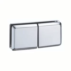 Beveled 180 Degree Glass to Glass Clamp