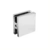 Beveled Hole in-Glass Style Wall Mount Glass Clamp Snop-on Cover