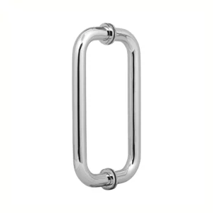 C-Shape back to back Shower Door Handle with washer