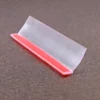 Clear Vinyl Angled L-Seal with Pre-Applied Self-Adhesive