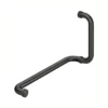 Combination Handle and Towel Bar for Frameless Glass Shower Doors matte black