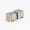 Contemporary Style Back to Back Shower DoorKnobs brushed nickel