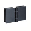 Glass to Glass 180 Degree swings hinges Covers Conceal Screws matte black