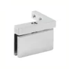 bevel Pivot Hinge top L-Wall Mount left or right chrome finish