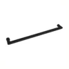 Mitered Corner Single Side Towel Bar matte black