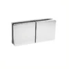 Square 180 Degree Glass-to-Glass Clamp snap-on cover