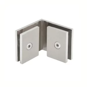Square 90 Degree Glass to glass Clamp