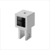 Square Support Bar Swivel U-Bracket
