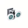 Stainless steel double shower rollers