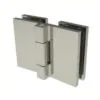 Glass to Glass 180 Degree outswings hinge brushed nickel
