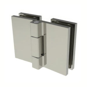 Glass to Glass 180 Degree outswings hinge brushed nickel