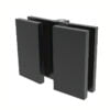 Glass to Glass 180 Degree outswings hinge matte black hot style