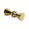 Ribbed Bow Tie Style Back-to-Back door Knobs gold finish