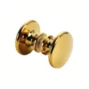 Traditional Style Back to Back Shower Door Knobs gold finish gold finish