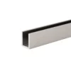 U CHANNEL aluminum for 10mm glass