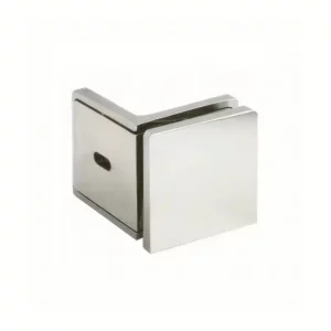 Wall Mount Square Edges Glass Clamp