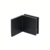 Wall Mount Square Edges Glass Clamp matte black