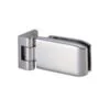 Wall mount 90 Degree rectangle free swings glass hinges size