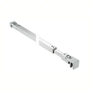 frameless shower door adjustable support bar wall to glass