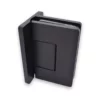 adjustable glass shower hinge 90 degree with masking cap matte black