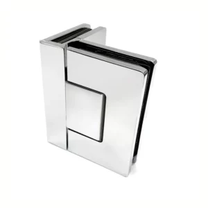 adjustable shower hinge 90 degree glass to glass with concealed screws chrome finish
