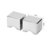 angular double sided door knob size