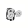 classic double stainless steel shower rollers bottom