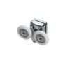 zinc alloy double shower door rollers