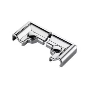 Frameless Shower Threshold 90 degree connect part Chrome finish
