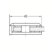 glass clamp size
