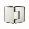 bathroom door hinge light duty 135 degree radius comers chrome finish